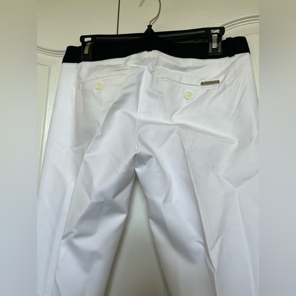 Michael Kors White and Black Women's Pants - Picture 2 of 5